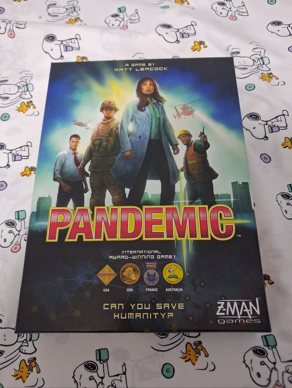 Z-Man Games Pandemic Board Game 100% Complete